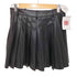 ザラ ZARA フェイクレザー ボックスプリーツ ミニスカート レディース JPN:S