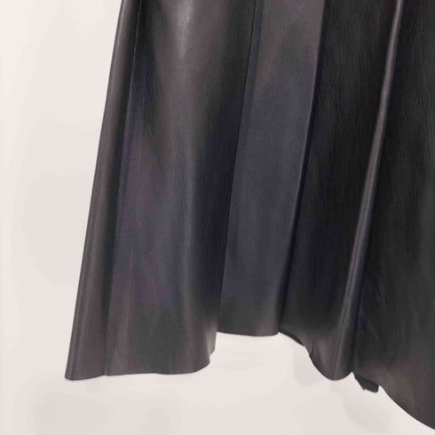 ザラ ZARA フェイクレザー ボックスプリーツ ミニスカート レディース JPN:S