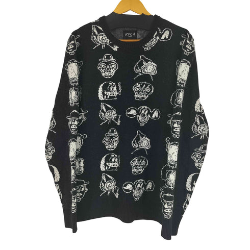 ルーカ RVCA プリントクルーネックニット メンズ JPN:L
