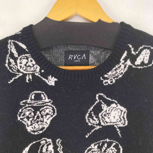 ルーカ RVCA プリントクルーネックニット メンズ JPN:L