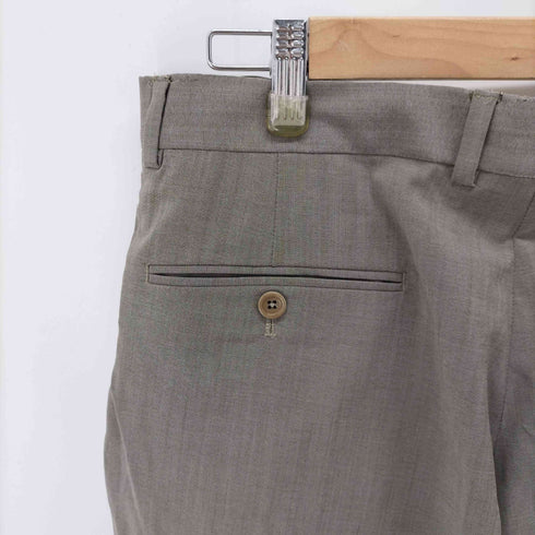 アルマーニコレツィオーニ ARMANI COLLEZIONI ウールセンタープレススラックス メンズ