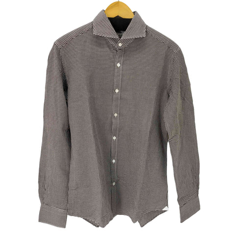ジャンネット giannetto SLIM FIT 総柄 ロングスリーブシャツ メンズ L