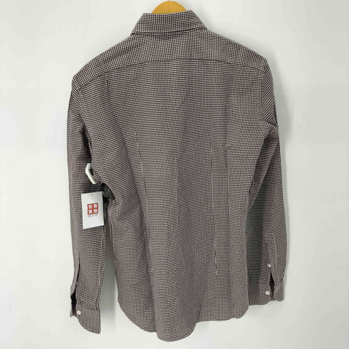 ジャンネット giannetto SLIM FIT 総柄 ロングスリーブシャツ メンズ L