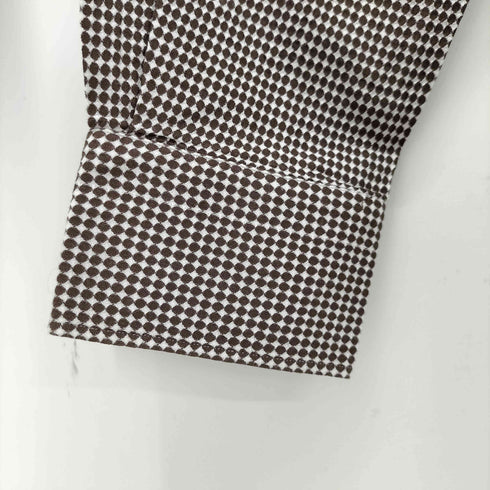 ジャンネット giannetto SLIM FIT 総柄 ロングスリーブシャツ メンズ L