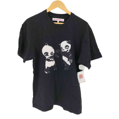 リチャードソン RICHARDSON グリッターパンダTシャツ メンズ import:M