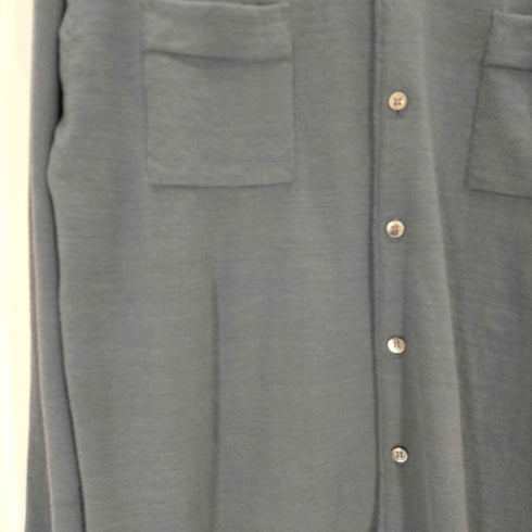 オーラリー AURALEE SUPER FINE WOOL KNIT SHIRTS メンズ JPN:4