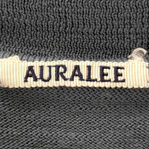 オーラリー AURALEE SUPER FINE WOOL KNIT SHIRTS メンズ JPN:4