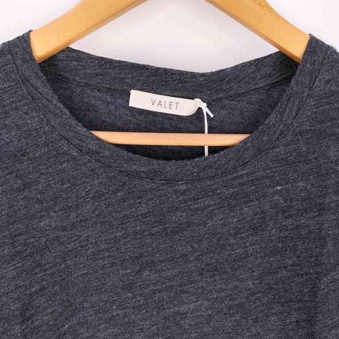 VALET ウール レギュラーフィット クルーネック ロングスリーブTシャツ メンズ JPN:L