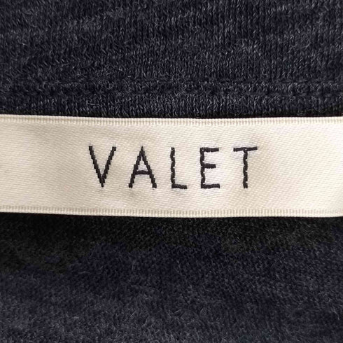 VALET ウール レギュラーフィット クルーネック ロングスリーブTシャツ メンズ JPN:L