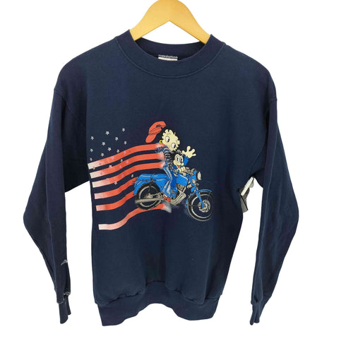 ヘインズ Hanes 90S キャラクタープリントスウェット レディース