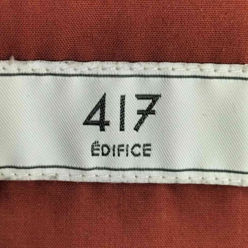 フォーワンセブンバイエディフィス 417 by EDIFICE ウールライク カルゼ 1タック パンツ メンズ JPN:L