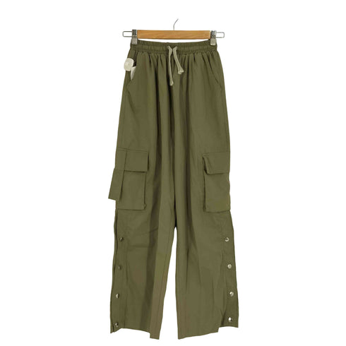 Anchor smith ワイドシルエット サイドボタン カーゴパンツ メンズ JPN:XL
