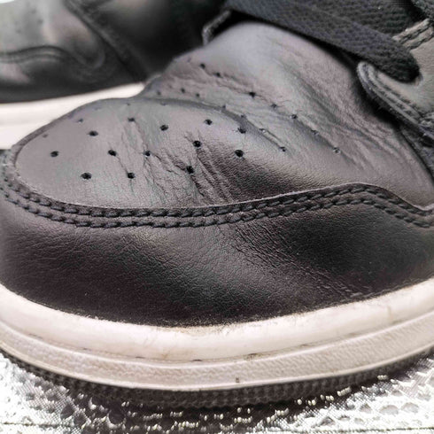 ジョーダンブランド JORDAN BRAND AIR JORDAN 1 MID BLACK METALLIC GOLD WHITE メンズ JPN:27