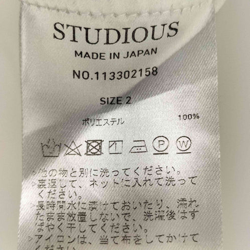 ステュディオス STUDIOUS 23SS カラーブロックドビークロスS/Sシャツ メンズ JPN:2