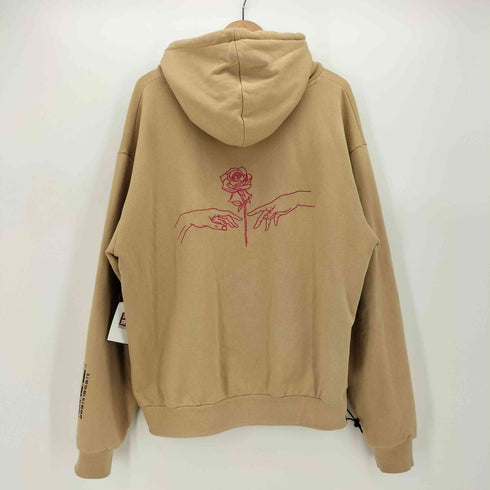 レジェンダ LEGENDA 薔薇刺繍 ドローコード付き フーディー パーカー メンズ FREE