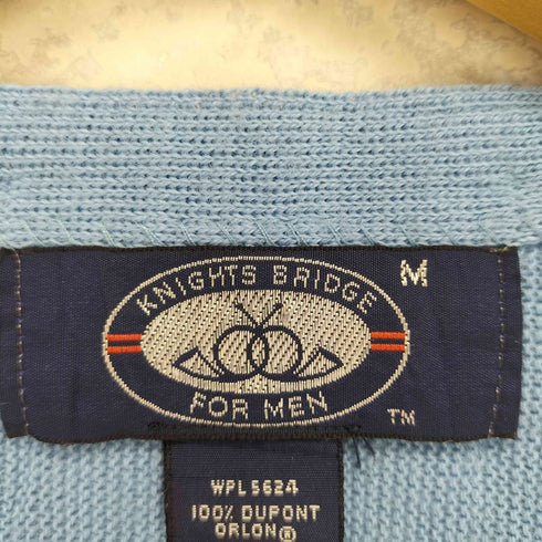KNIGHTS BRIDGE FOR MEN 80s- USA製 5Bカーディガン メンズ JPN:M
