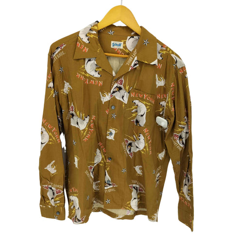 ショット Schott LS HAWAIIAN SHIRT ”POLER BEAR メンズ JPN:M