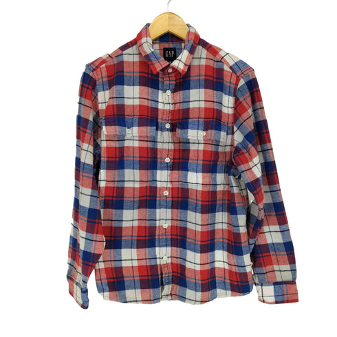 ギャップ Gap チェック柄ネルシャツ メンズ JPN:M