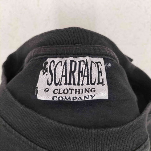 SCARFACE スカルラメプリント 半袖Tシャツ カットソー メンズ
