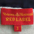 ヴィヴィアンウエストウッドレッドレーベル Vivienne Westwood RED LABEL オーブロゴ刺繍 アシンメトリー アンゴラ混 コットンニットカーディガン レディース JPN:3