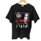 フロントプリントクルーネックアーティストTシャツ メンズ