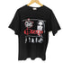 フロントプリントクルーネックアーティストTシャツ メンズ