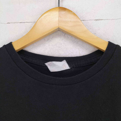フロントプリントクルーネックアーティストTシャツ メンズ
