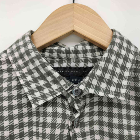 マークバイマークジェイコブス Marc by Marc Jacobs チェック柄 コットン混 レーヨン S/S シャツ メンズ import:S