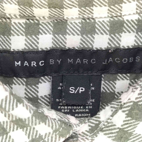 マークバイマークジェイコブス Marc by Marc Jacobs チェック柄 コットン混 レーヨン S/S シャツ メンズ import:S
