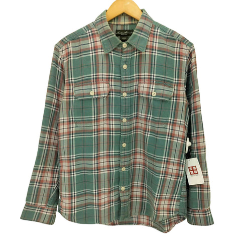 エディーバウアー Eddie Bauer タータンチェック L/S フランネルシャツ メンズ import:S