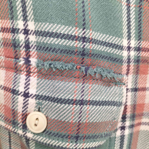 エディーバウアー Eddie Bauer タータンチェック L/S フランネルシャツ メンズ import:S