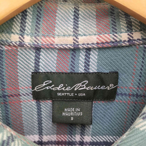 エディーバウアー Eddie Bauer タータンチェック L/S フランネルシャツ メンズ import:S