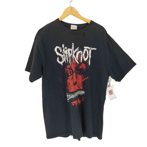 ヘインズ Hanes 90-00s フロントプリントクルーネックバンドTシャツ メンズ JPN:XL