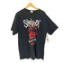 ヘインズ Hanes 90-00s フロントプリントクルーネックバンドTシャツ メンズ JPN:XL