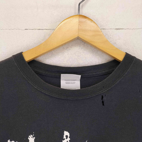 ヘインズ Hanes 90-00s フロントプリントクルーネックバンドTシャツ メンズ JPN:XL