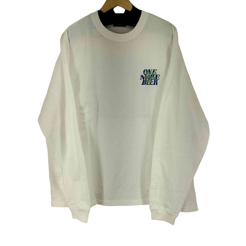 ONE MORE BEER 両面プリント L/S Tシャツ メンズ JPN:XL