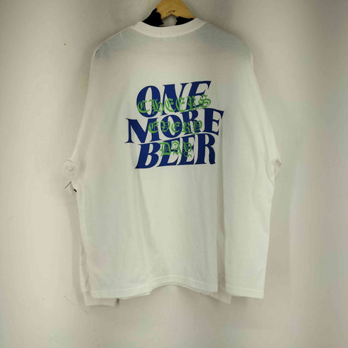 ONE MORE BEER 両面プリント L/S Tシャツ メンズ JPN:XL