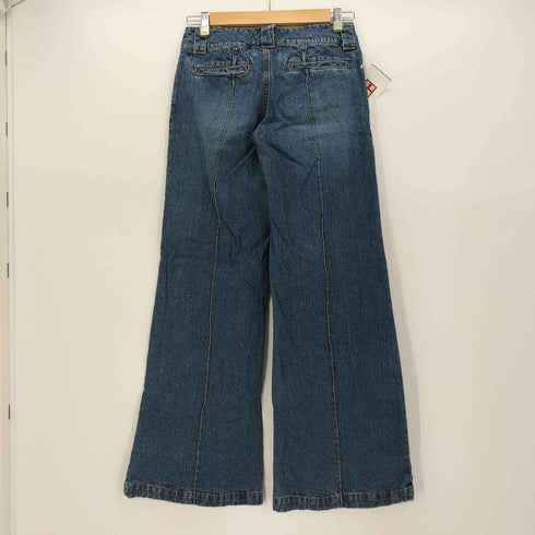 ダナキャランニューヨークジーンズ DKNY JEANS センターライン ジップアップ フレア デニム パンツ Y2K メンズ 2