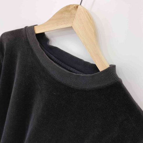 アニエスベースポーツ agnes b. SPORT モロッコ製 ベロアスウェット メンズ import:L