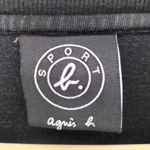 アニエスベースポーツ agnes b. SPORT モロッコ製 ベロアスウェット メンズ import:L