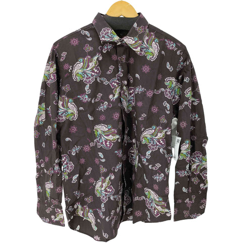 エトロ ETRO 総柄 ペイズリー ロングスリーブシャツ メンズ 43