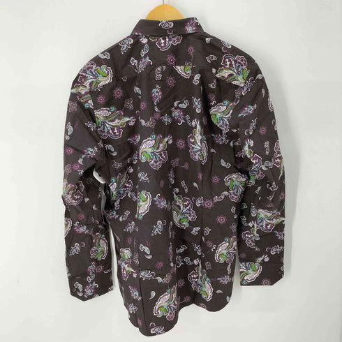 エトロ ETRO 総柄 ペイズリー ロングスリーブシャツ メンズ 43