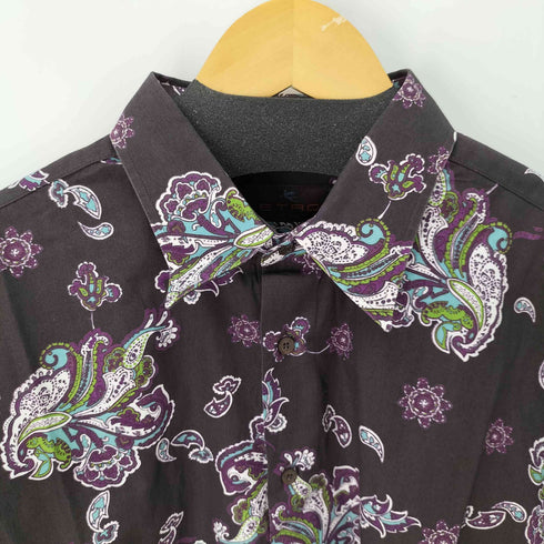 エトロ ETRO 総柄 ペイズリー ロングスリーブシャツ メンズ 43