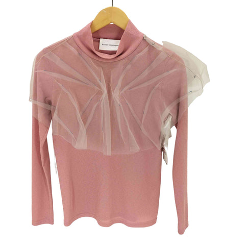 KEIKO NISHIYAMA Den Phal Tulle Turtleneck Top-Pink レディース FREE