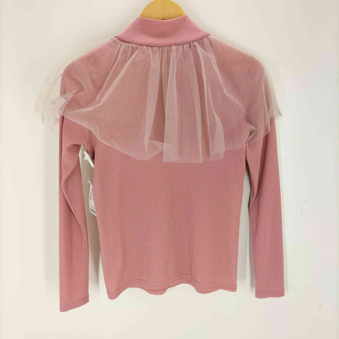 KEIKO NISHIYAMA Den Phal Tulle Turtleneck Top-Pink レディース FREE