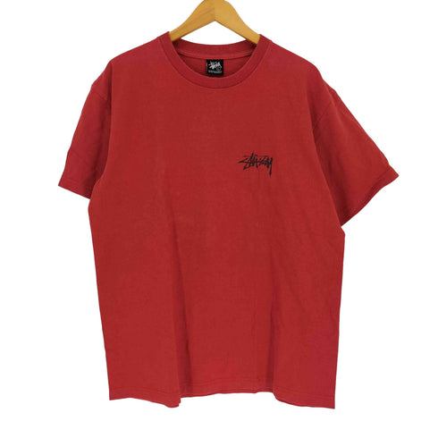 ステューシー Stussy 90S メキシコ製 黒タグ CRUSTY PUNX TEE バックスカル プリント S/S Tシャツ メンズ import:L