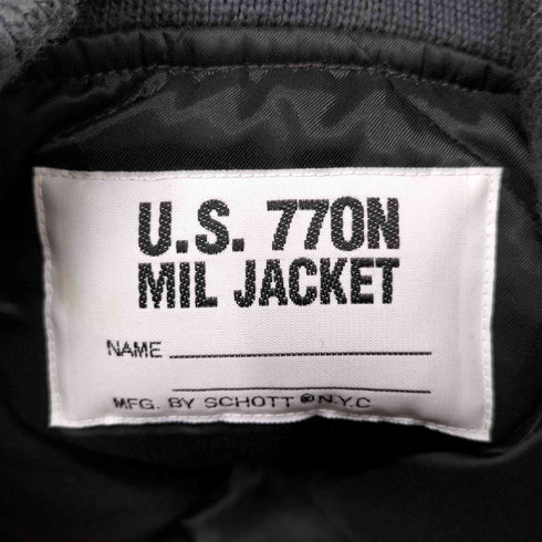 ショット Schott U.S.770N/UILTY PARTIES フライトダウンジャケット メンズ 42