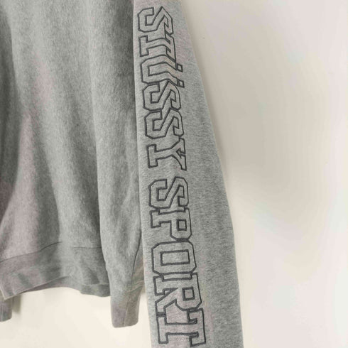 ステューシー Stussy 21AW CREW SWEAT アーム ロゴ 刺繍 裏起毛 スウェット メンズ import:M