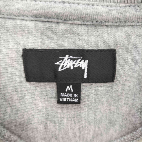 ステューシー Stussy 21AW CREW SWEAT アーム ロゴ 刺繍 裏起毛 スウェット メンズ import:M
