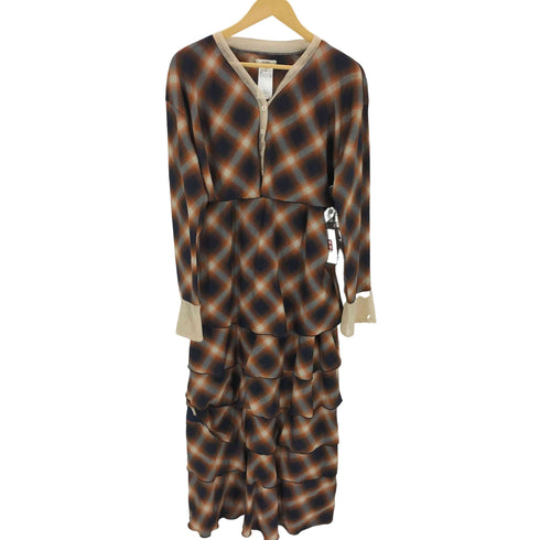 アメリヴィンテージ Ameri VINTAGE 2PIECE OMBRE CHECK TIERED DRESS レディース JPN:M